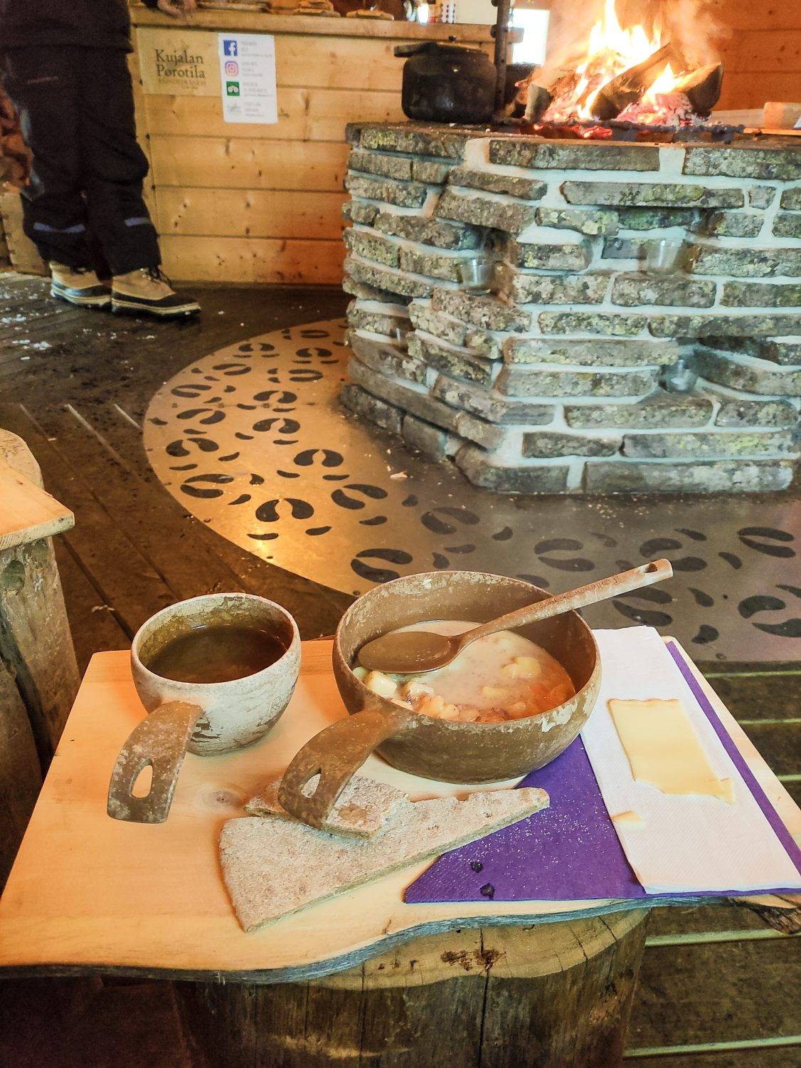 Nuestro almuerzo: estofado de reno