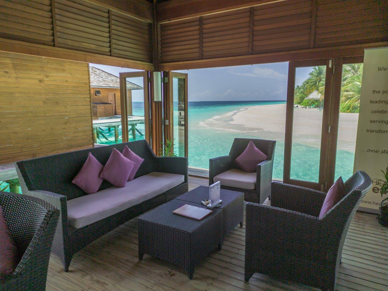 La recepción del Duniye Spa